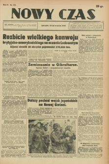 Nowy Czas. R.4, nr 111 (22/23 września 1942)