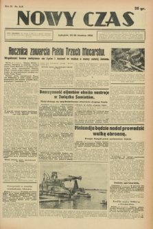 Nowy Czas. R.4, nr 114 (29/30 września 1942)