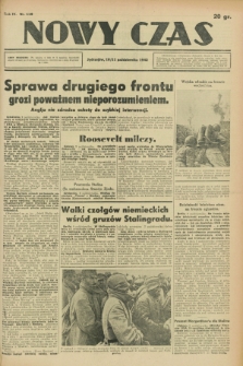 Nowy Czas. R.4, nr 119 (10/11 października 1942)