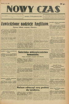 Nowy Czas. R.4, nr 122 (17/18 października 1942)