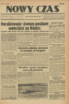 Nowy Czas. R.4, nr 140 (28/29 listopada 1942)