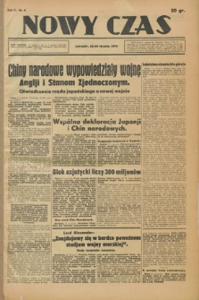 Nowy Czas. R.5, nr 4 (12/13 stycznia 1943)