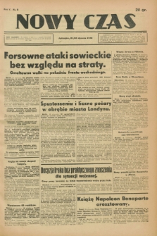 Nowy Czas. R.5, nr 8 (21/22 stycznia 1943)