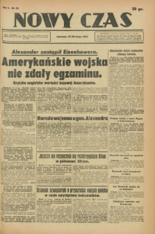 Nowy Czas. R.5, nr 24 (27/28 lutego 1943)