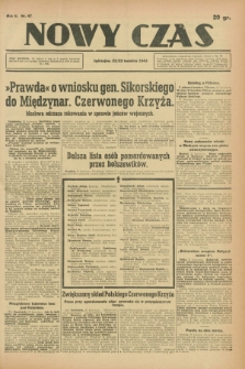 Nowy Czas. R.5, nr 47 (22/23 kwietnia 1943)