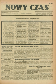 Nowy Czas. R.5, nr 84 (22/23 lipca 1943)