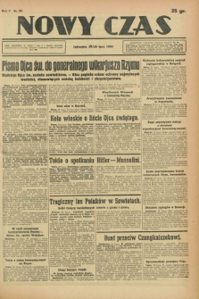 Nowy Czas. R.5, nr 85 (24/25 lipca 1943)