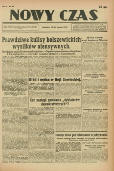 Nowy Czas. R.5, nr 92 (10/11 sierpnia 1943)