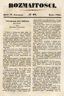 Rozmaitości : pismo dodatkowe do Gazety Lwowskiej. 1857, nr 24
