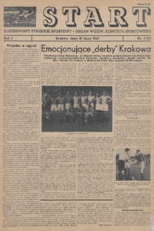 Start : ilustrowany tygodnik sportowy : organ Wojew. Komitetu Sportowego. 1945, nr 3