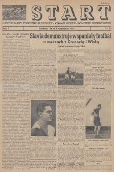 Start : ilustrowany tygodnik sportowy : organ Wojew. Komitetu Sportowego. 1945, nr 10