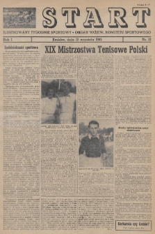 Start : ilustrowany tygodnik sportowy : organ Wojew. Komitetu Sportowego. 1945, nr 12