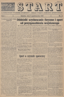 Start : ilustrowany tygodnik sportowy : organ Wojew. Komitetu Sportowego. 1945, nr 15