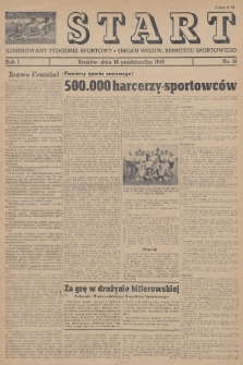 Start : ilustrowany tygodnik sportowy : organ Wojew. Komitetu Sportowego. 1945, nr 16