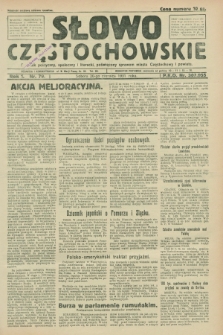 Słowo Częstochowskie : dziennik polityczny, społeczny i literacki, poświęcony sprawom miasta Częstochowy i powiatu. R.1, nr 79 (20 czerwca 1931)