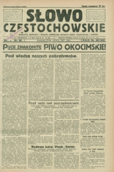 Słowo Częstochowskie : dziennik polityczny, społeczny i literacki, poświęcony sprawom miasta Częstochowy i powiatu. R.1, nr 80 (21 czerwca 1931)