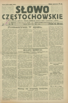 Słowo Częstochowskie : dziennik polityczny, społeczny i literacki, poświęcony sprawom miasta Częstochowy i powiatu. R.1, nr 98 (14 lipca 1931)