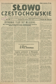 Słowo Częstochowskie : dziennik polityczny, społeczny i literacki, poświęcony sprawom miasta Częstochowy i powiatu. R.1, nr 115 (2 sierpnia 1931)