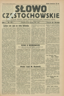 Słowo Częstochowskie : dziennik polityczny, społeczny i literacki, poświęcony sprawom miasta Częstochowy i powiatu. R.1, nr 135 (27 sierpnia 1931)