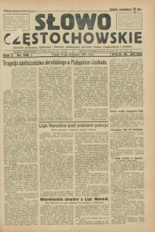 Słowo Częstochowskie : dziennik polityczny, społeczny i literacki, poświęcony sprawom miasta Częstochowy i powiatu. R.1, nr 148 (11 września 1931)