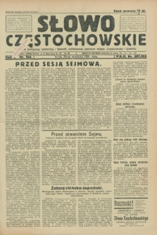 Słowo Częstochowskie : dziennik polityczny, społeczny i literacki, poświęcony sprawom miasta Częstochowy i powiatu. R.1, nr 164 (30 września 1931)
