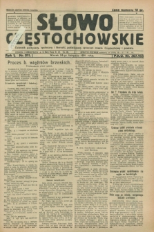 Słowo Częstochowskie : dziennik polityczny, społeczny i literacki, poświęcony sprawom miasta Częstochowy i powiatu. R.1, nr 211 (24 listopada 1931)