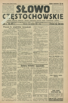 Słowo Częstochowskie : dziennik polityczny, społeczny i literacki, poświęcony sprawom miasta Częstochowy i powiatu. R.1, nr 217 (1 grudnia 1931)