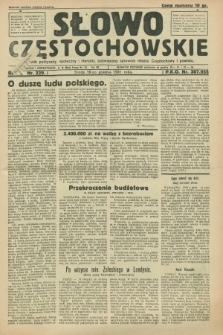Słowo Częstochowskie : dziennik polityczny, społeczny i literacki, poświęcony sprawom miasta Częstochowy i powiatu. R.1, nr 229 (16 grudnia 1931)