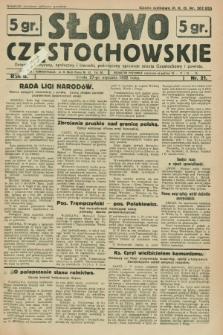 Słowo Częstochowskie : dziennik polityczny, społeczny i literacki, poświęcony sprawom miasta Częstochowy i powiatu. R.2, nr 21 (27 stycznia 1932)