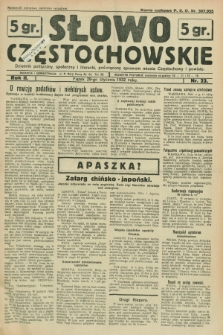 Słowo Częstochowskie : dziennik polityczny, społeczny i literacki, poświęcony sprawom miasta Częstochowy i powiatu. R.2, nr 23 (29 stycznia 1932)