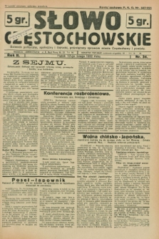 Słowo Częstochowskie : dziennik polityczny, społeczny i literacki, poświęcony sprawom miasta Częstochowy i powiatu. R.2, nr 34 (12 lutego 1932)