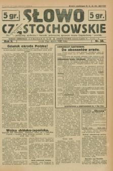 Słowo Częstochowskie : dziennik polityczny, społeczny i literacki, poświęcony sprawom miasta Częstochowy i powiatu. R.2, nr 50 (2 marca 1932)