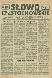 Słowo Częstochowskie : dziennik polityczny, społeczny i literacki, poświęcony sprawom miasta Częstochowy i powiatu. R.2, nr 88 (17 kwietnia 1932)