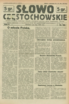 Słowo Częstochowskie : dziennik polityczny, społeczny i literacki, poświęcony sprawom miasta Częstochowy i powiatu. R.2, nr 100 (1 maja 1932)