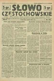 Słowo Częstochowskie : dziennik polityczny, społeczny i literacki, poświęcony sprawom miasta Częstochowy i powiatu. R.2, nr 128 (8 czerwca 1932)
