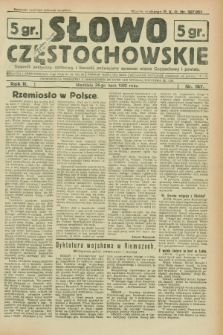 Słowo Częstochowskie : dziennik polityczny, społeczny i literacki, poświęcony sprawom miasta Częstochowy i powiatu. R.2, nr 167 (24 lipca 1932)