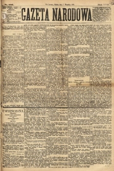 Gazeta Narodowa. 1878, nr 206