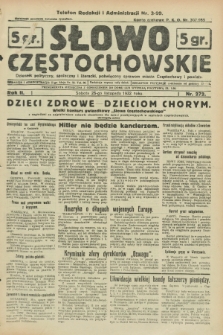 Słowo Częstochowskie : dziennik polityczny, społeczny i literacki, poświęcony sprawom miasta Częstochowy i powiatu. R.2, nr 272 (26 listopada 1932)