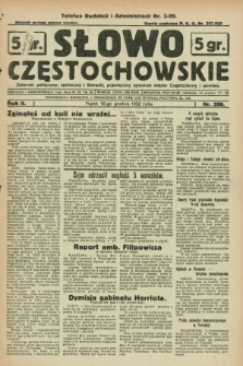 Słowo Częstochowskie : dziennik polityczny, społeczny i literacki, poświęcony sprawom miasta Częstochowy i powiatu. R.2, nr 288 (16 grudnia 1932)
