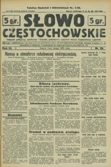 Słowo Częstochowskie : dziennik polityczny, społeczny i literacki, poświęcony sprawom miasta Częstochowy i powiatu. R.3, nr 28 (4 lutego 1933)