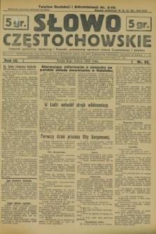 Słowo Częstochowskie : dziennik polityczny, społeczny i literacki, poświęcony sprawom miasta Częstochowy i powiatu. R.3, nr 55 (8 marca 1933)