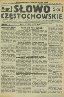 Słowo Częstochowskie : dziennik polityczny, społeczny i literacki, poświęcony sprawom miasta Częstochowy i powiatu. R.3, nr 196 (29 sierpnia 1933)