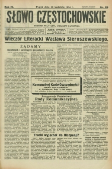 Słowo Częstochowskie : dziennik polityczny, społeczny i literacki. R.4, nr 89 (20 kwietnia 1934)