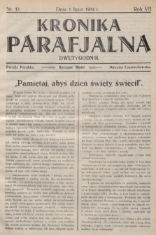 Kronika Parafjalna : dwutygodnik. 1934, nr 13