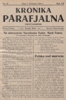 Kronika Parafjalna : dwutygodnik. 1934, nr 15
