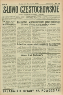 Słowo Częstochowskie : dziennik polityczny, społeczny i literacki. R.4, nr 201 (5 września 1934)