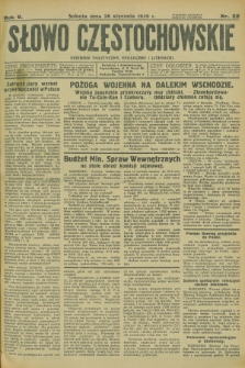 Słowo Częstochowskie : dziennik polityczny, społeczny i literacki. R.5, nr 22 (26 stycznia 1935)