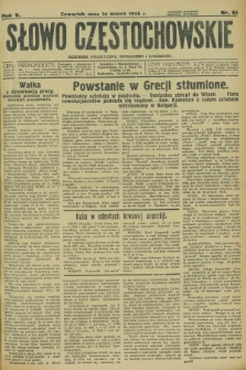 Słowo Częstochowskie : dziennik polityczny, społeczny i literacki. R.5, nr 61 (14 marca 1935)