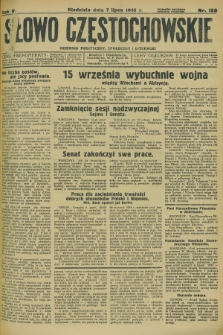 Słowo Częstochowskie : dziennik polityczny, społeczny i literacki. R.5, nr 153 (7 lipca 1935)