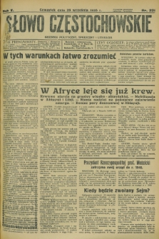 Słowo Częstochowskie : dziennik polityczny, społeczny i literacki. R.5, nr 221 (26 września 1935)